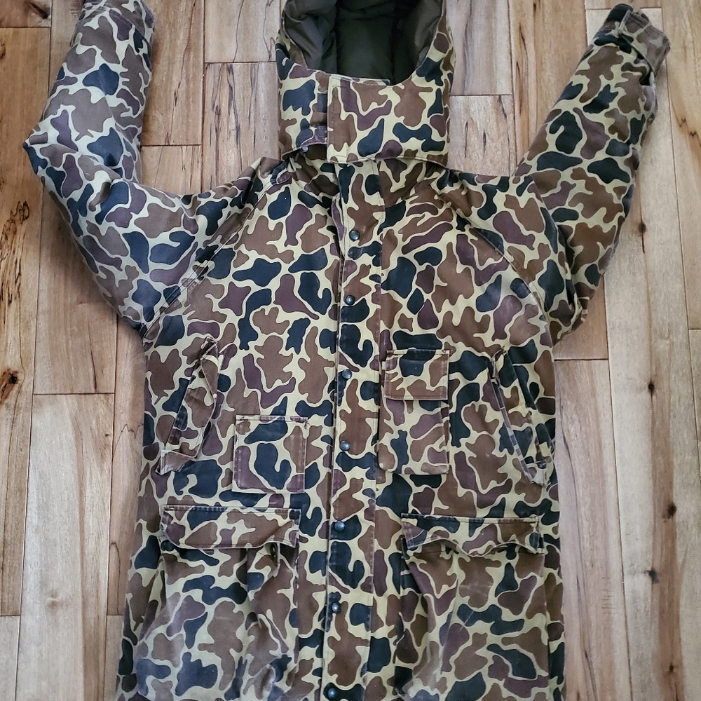 VINTAGE CAMO WOOLRICH  Gore Tex camouflage made in USA MEN'S SZ M